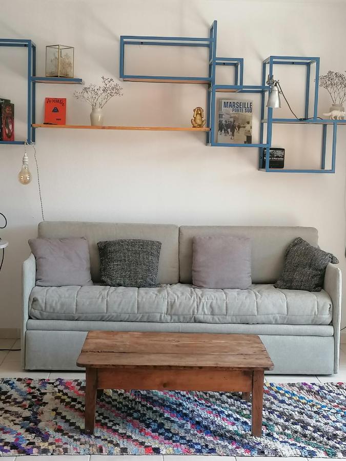 Marseille : Joli T2 Mer Et Collines + Terrasse Exteriör bild