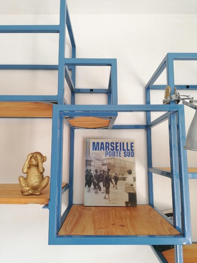 Marseille : Joli T2 Mer Et Collines + Terrasse Exteriör bild